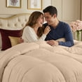thumbnail image 5 of Utopia Bedding Comforters Queen Size, All Season Duvet Insert, Down Alternative Box Stitched Bed Comforter with Corner Tabs, Machine Washable (Beige), 5 of 6