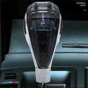 Crystal Gear Shift Knob LED Colorful Light For 12mm 10mm 8mm Threaded Shifter