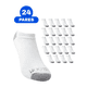 thumbnail image 1 of Fruit of the Loom Tin corto Caballero Unitalla Algodón Afelpado Blanco 24 pares, 1 of 6