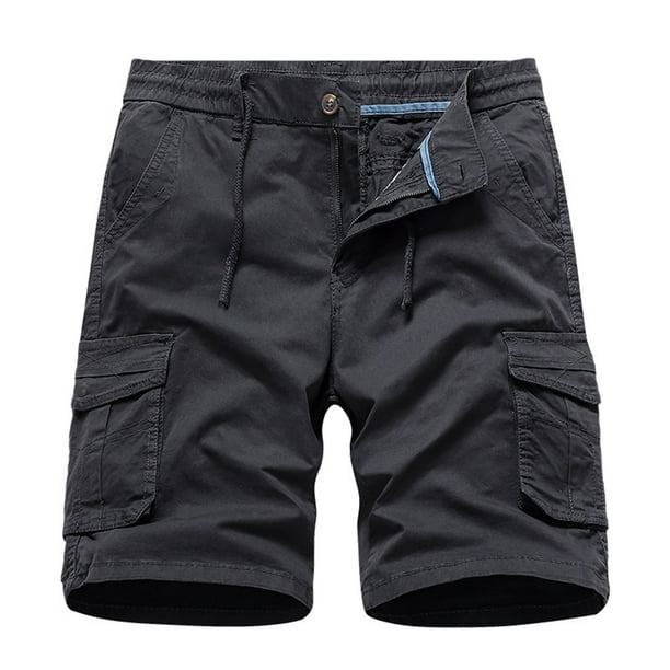 Ketyyh chn99 Swim Trunks for Men Pants Short Shorts Men Casual Drawstring Shorts with Pockets Workout Golf Short Gym Stretch Summer Beach Shorts Dark Gray M Walmart