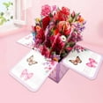 thumbnail image 1 of Music Light Flower Mother's Day Card – Souew Musical 3D Pop-Up Greeting Card with LED Lights, Floral Design for Mom, Interactive Gift Box Card, 1 of 5