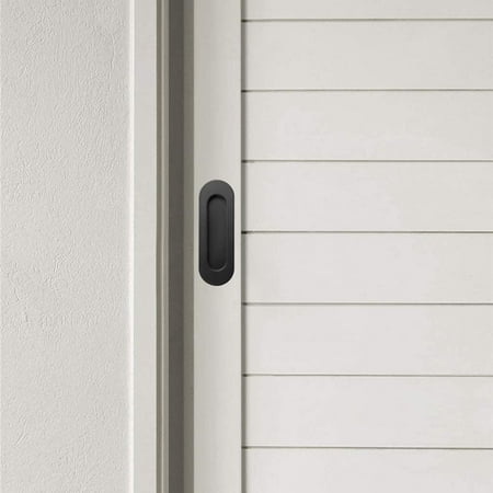 2 Pack Oval Flush Pulls Brushed Recessed Sliding Door Pull Handles Finger For Doors Cabinets Drawers Black Canada 2 Pack Oval Flush Pulls Brushed, Black Recessed Sliding Door Pulls