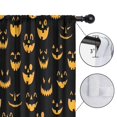 thumbnail image 4 of Blackout Kids Curtains,Black Halloween Pumpkin Faces Childrens Insulated Curtains Set Of 2,Bedroom Essentials,Toddler Room Decor 42"x54", 4 of 5