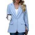thumbnail image 6 of Womens Casual Blazers Open Front Long Sleeve Work Office Suit Jackets Blazer, 6 of 6