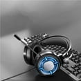 thumbnail image 3 of 7 Light Colors LED Game Headphone Comfortable Headset With Mic For PC Laptop Videogames No.01, 3 of 8