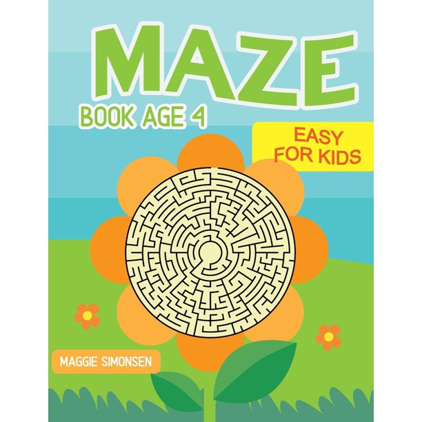 Maze Book Age 4 Easy Maze for Kids