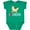 Kelly Green, variant on Inktastic Chickens Cute Farm Animal Boys or Girls Baby Bodysuit
