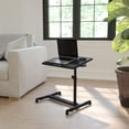 thumbnail image 2 of Scranton & Co Chariot Mobile Réglable pour Ordinateur Portable, Noir, 2 of 4