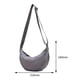 thumbnail image 3 of Crossbody Bolsas simples Moda Mujer Bolsas de bolas de masa hervida Portátil Suave para el trabajo Gris Ndcxsfigh Para Estrenar, 3 of 3