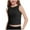 Black, variant on HCNTES Girls Tank Tops Kids Athletic Tank Ribbed Knit High Neck Crop Tops for Gym Yoga(9-10 Years,Black)