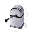 thumbnail image 2 of Abbracc Multifunction Hand Cranked Manual Ice Crusher Shaver Chopper Snow Cone Maker Ice, 2 of 9