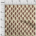 thumbnail image 1 of oneOone Cotton Poplin Light Yellow Fabric Ethnic Block Sewing Fabric By The Yard Printed Diy Clothing Sewing Supplies 42 Inch Wide, 1 of 4