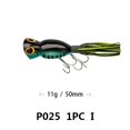 thumbnail image 1 of 11g 5cm Topwater Popper señuelos Wobblers artificiales cebo con cola de falda (estilo I) Likrtyny Para estrenar, 1 of 9