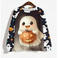 thumbnail image 4 of Heisall Womens Sweatshirts 2025 Autumn Winter Round Neck Halloween Print Long Sleeve Tops Loose Casual Fashion Hoodless Sweatshirts, 4 of 5