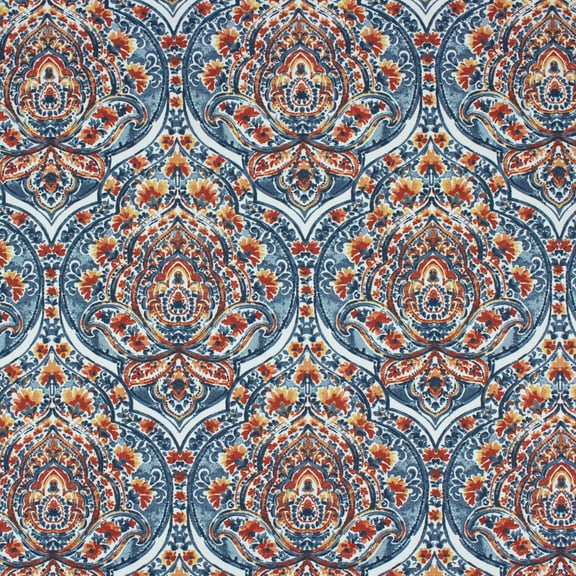 Better Homes & Gardens 100% Cotton Damask Blue, 2 Yard Precut Fabric