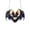 H, variant on Halloween Bat Stained Glass Suncatcher Window Hanging Acrylic Wall Art Suncatcher Decoration Festival Colorful Bat Home House Venue Arrangement Props 1pc