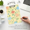 thumbnail image 3 of FORMRS Acrylic Clipboard with Low Profile Clip Standard A4 Letter Size, 12.5" x 9", Colorful Flower, 3 of 8