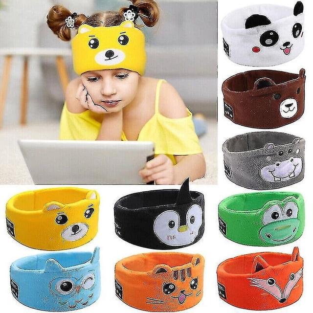 Niños Bluetooth Diadema Auriculares Auriculares Inalámbricos Dormir Música Headwear Lindo-e