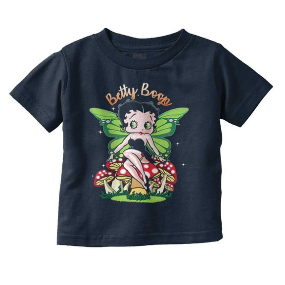 Betty Boop Mushroom Fairy Wings Youth T Shirt Tee Girls Infant Toddler Brisco Brands 12M