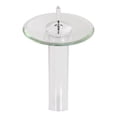 thumbnail image 3 of Topia Single Lever Waterfall Vessel Faucet in Chrome with Clear Glass, 3 of 4