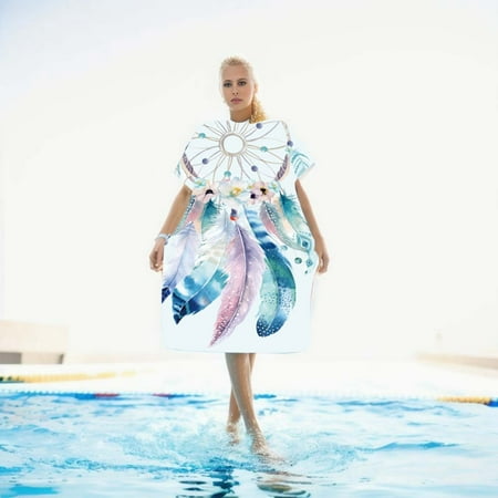 

Adult Hooded Bath Towel Microfiber And Cape Beach Quick Drying Bathrobe Cape Sea Beach Bathrobe