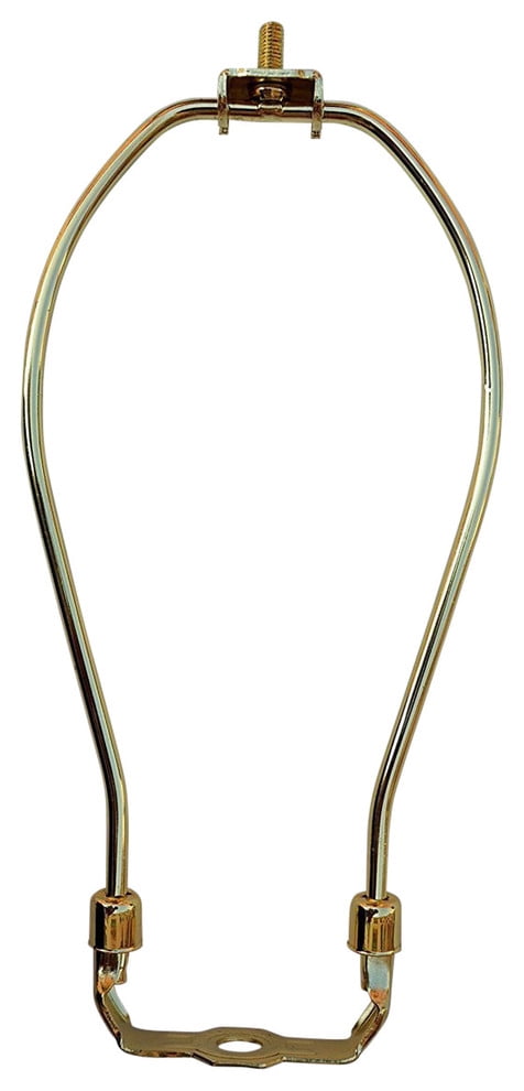 11 Inch Heavy Duty Harp Fitter For Lamp Shades Polished Brass 