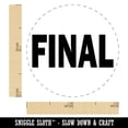 thumbnail image 2 of Final Text Self-Inking Rubber Stamp Ink Stamper - Black Ink - Mini 1/2 Inch, 2 of 7