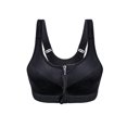 thumbnail image 1 of Julyccc Womens Front Zip Padded High Impact Sport Yoga Bra Underwear, 1 of 4