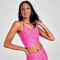 thumbnail image 2 of Calvin Klein Womens Performance Printed Strappy-Back Tank Top, 2 of 2