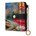 thumbnail image 2 of Small Wallet For Women Bifold Leather Pocket Coin Credit Card Holder With RFID Blocking An Island Tree Frog, 2 of 6