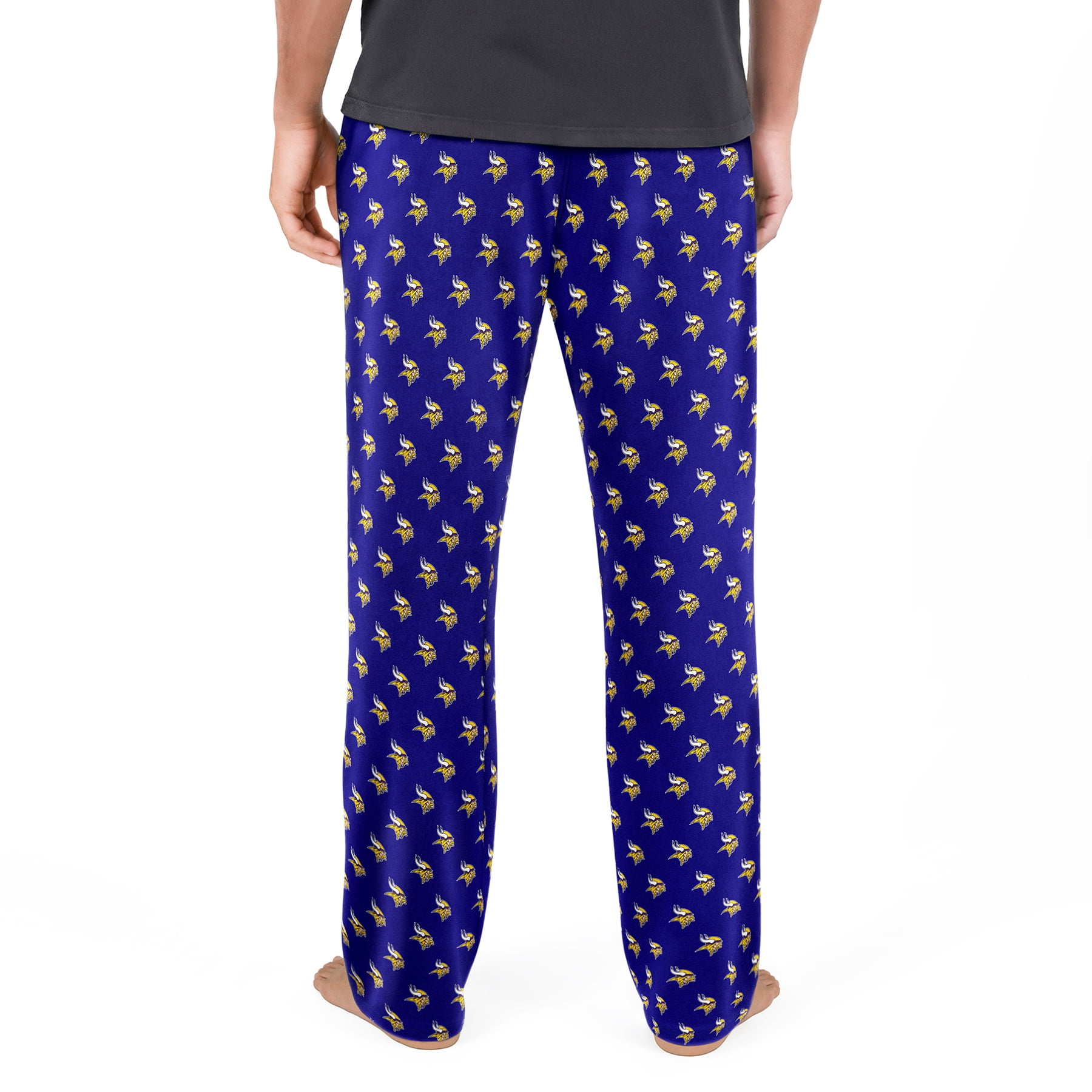 NFL Mens Minnesota Vikings All Over Print Pajama Pants