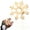 Gold, variant on Camouflage 18-in-1 Snowflake Multi-Tool, Mini Pocket Hex Wrench, Screwdriver, Bottle Opener, Multipurpose Outdoor Gadget for Camping, Hiking, Survival