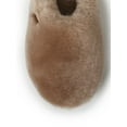 thumbnail image 4 of Fireside By Dearfoams Women's Shelly Beach Genuine Shearling Fuzzy Scuff Slipper, 4 of 6
