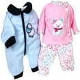 thumbnail image 2 of Lissi: 12" Baby Doll & Accessories Set - Pink - 2 Extra Outfits, Feeding & Care Accessories, Toy Play Blocks, Rubber Duck, Potty Seat, Kids-Toddler 2+, 2 of 7