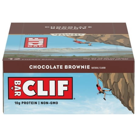 UPC 722252301802 product image for Clif Bar Energy Bars  10g Protein  Chocolate Brownie  12 Ct  2.4 oz | upcitemdb.com