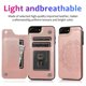 thumbnail image 2 of Funda para iPhone 7 Plus 8 Plus con tarjetero de piel sintética con estampado de flores de datura, 2 of 5