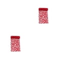 thumbnail image 4 of Camino de fieltro Inteprter estilo Simple moderno patrón de flores absorbente de agua portátil hogar café escritorio mantel posavasos Rojo 2Conjunto, 4 of 6