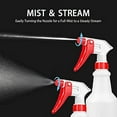 thumbnail image 2 of Empty Spray Bottles for Cleaning Solutions (2 Pack, 16 Oz) Professional Heavy Duty Cleaning Spray Bottle All-Purpose Mist Plastic Spray Bottles with Adjustable Nozzle for Hair Plant, No Leak and Clog, 2 of 3