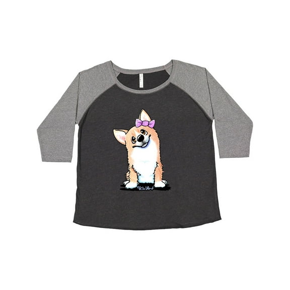Inktastic Corgi Puppy Girl Women's Plus Size T-Shirt