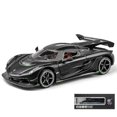 thumbnail image 1 of 1/24 Koenigsegg Jesko Diecast Alloy Metal Toy Car Miniature Vehicle Model Pull Back Sound Light Doors Openable Collection Gift, 1 of 5