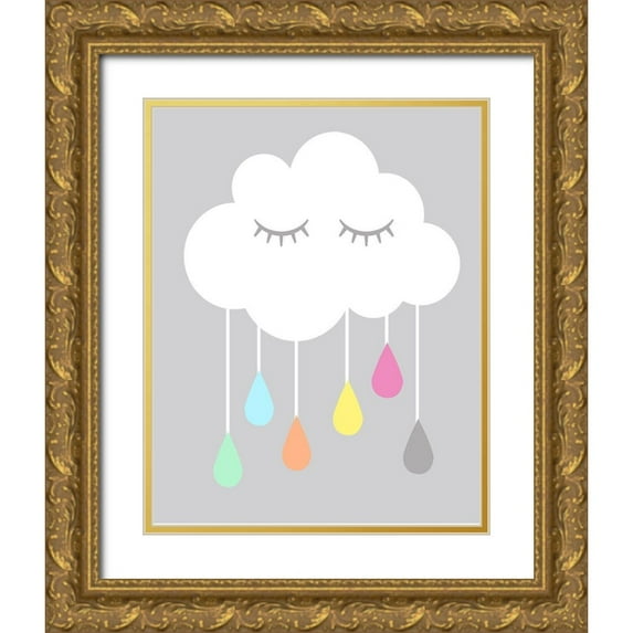 Robinson, Tamara 26x32 Gold Ornate Wood Framed with Double Matting Museum Art Print Titled - Cloud