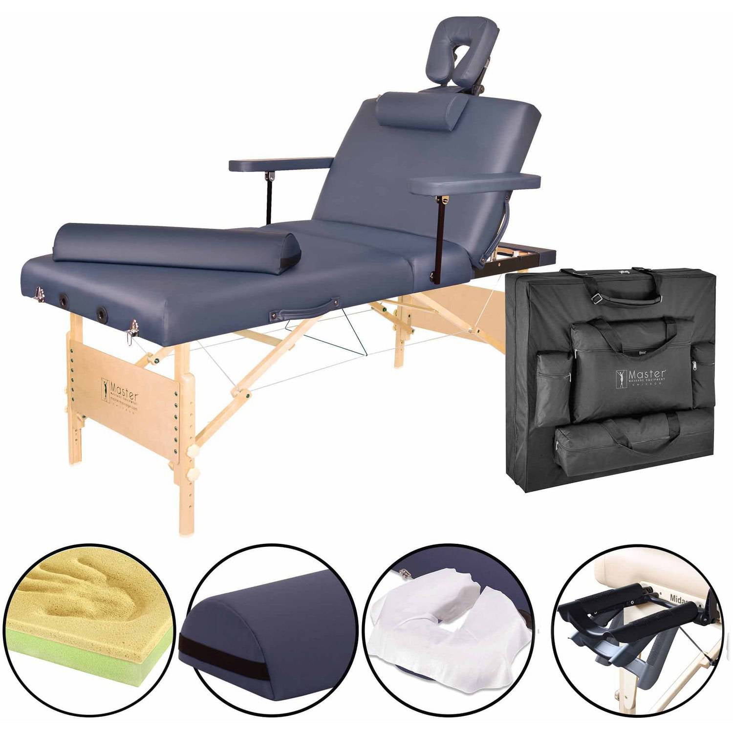 Master Massage 31" Coronado Salon LX Portable Massage Table Package