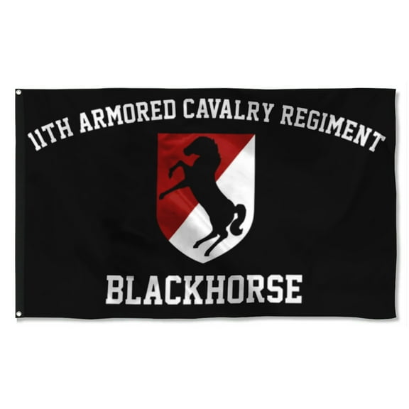 11th Armored Calvary Regiment Flag 3x5Feet Military Banner with 2 Brass Grommets