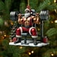 thumbnail image 4 of Christmas Decorations Ornaments Big Christmas Tree Ornaments Ornaments For Coworkers Christmas Tree Two Pendant Decoration Double Print Fitness Muscle Santa, 4 of 6