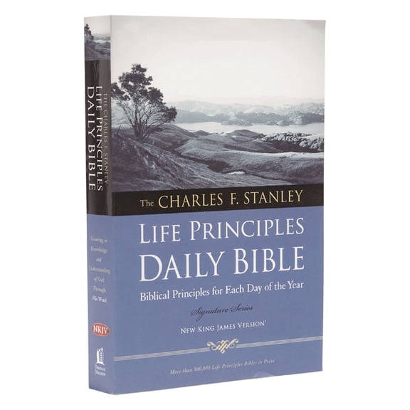 Charles F. Stanley Life Principles Daily Bible-NKJV, (Paperback)