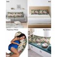 thumbnail image 6 of Palm Leaves Pillow Covers King Size, Summer Botanical Tropical Plants Rustic Soft Bed Throw Pillowcases Breathable Cooling Long Lumbar Body Pillow Sham Cover for Bed Sofa 20''x40'', 6 of 7