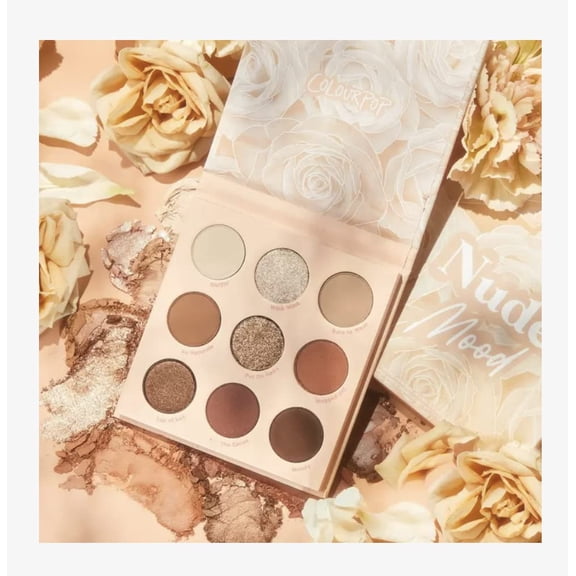 Paleta de sombras de ojos ColourPop Nude Mood con 9 tonos
