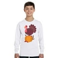 thumbnail image 2 of Awkward Styles Thanksgiving Youth Sweatshirt Happy Turkey Crewneck Tee for Kids, 2 of 5