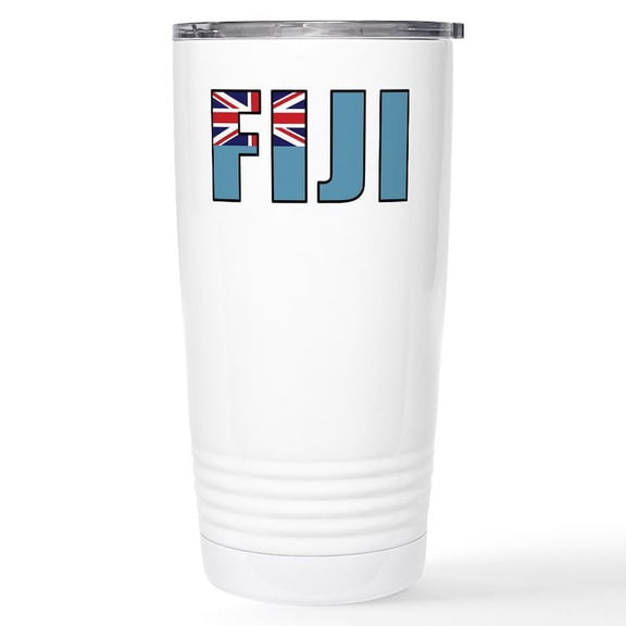 CafePress - Fiji Stainless Steel Travel Mug - Insulated Stainless Steel Travel Tumbler 20 oz.