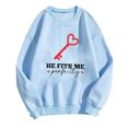 thumbnail image 4 of guisaled Funny Couples Valentines Sweatshirts for Women Men Funny Graphic Couple Matching Outfits Valentines Day s Valentines Day s, 4 of 5